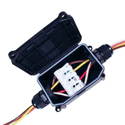 landscape wire junction box|voltage lighting junction box.